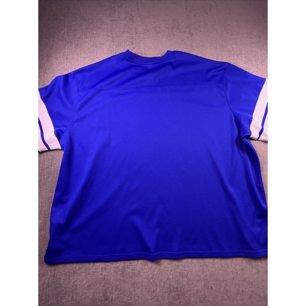 Walt Disney World Football Jersey Mickey Mouse Graphic Print Blue Mesh Men 3XL - Picture 10 of 11